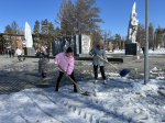 Сегодня мысковчане приняли активное участие во Всекузбасском субботнике