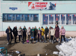 Сегодня мысковчане приняли активное участие во Всекузбасском субботнике